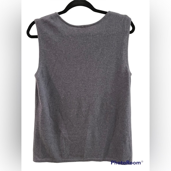 Escada for Neiman Marcus Cashmere Sweater Shell - 44 (US 14) Authentic - Picture 3 of 4